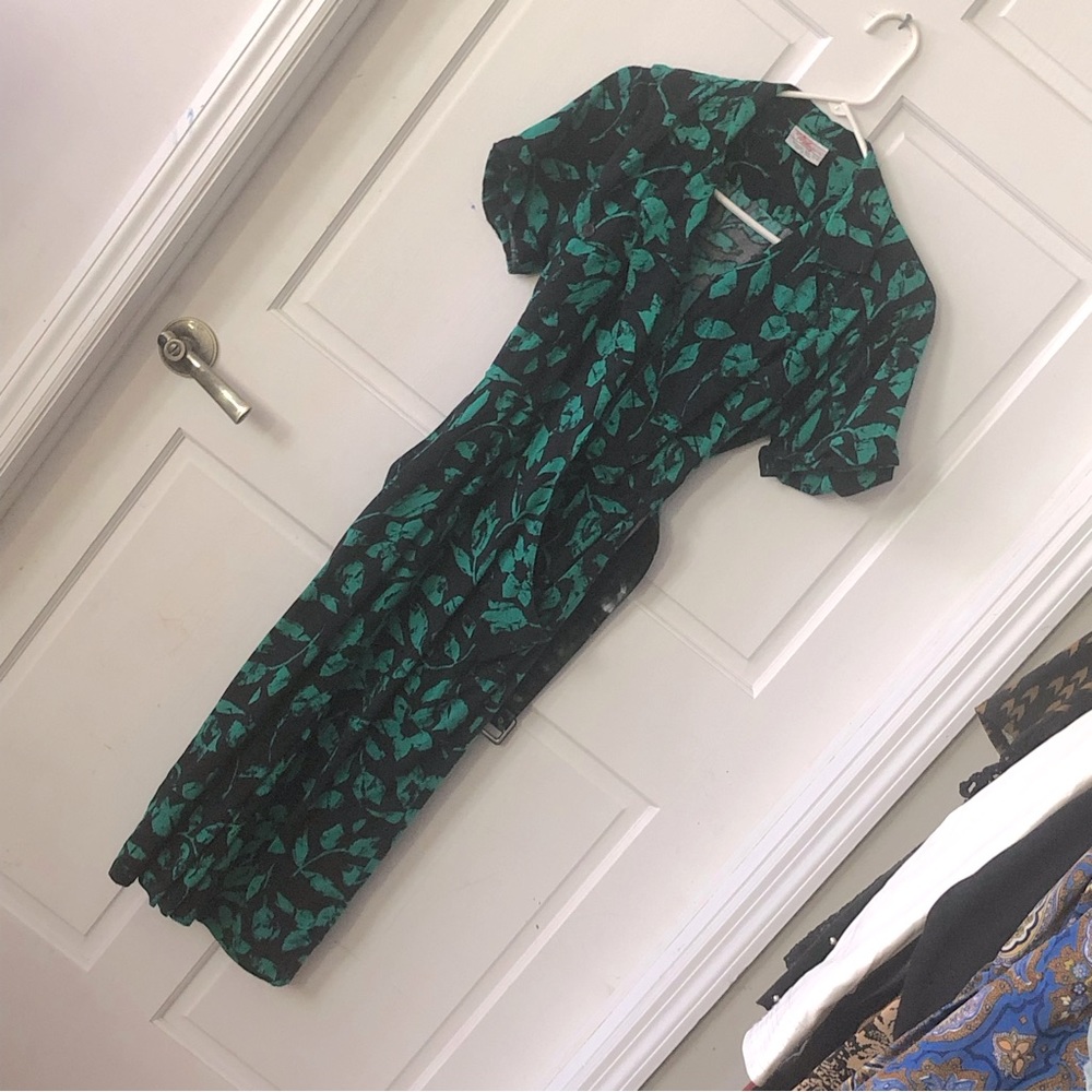 80s vintage milf dress pockets shoulder pads pencil skirt doublebreasted buttons